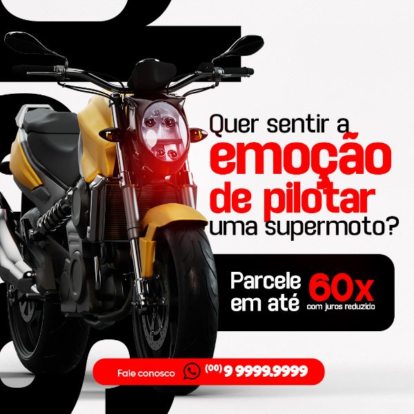 SUPERMOTO SOCIAL MEDIA CONCESSIONÁRIA PSD EDITÁVEL