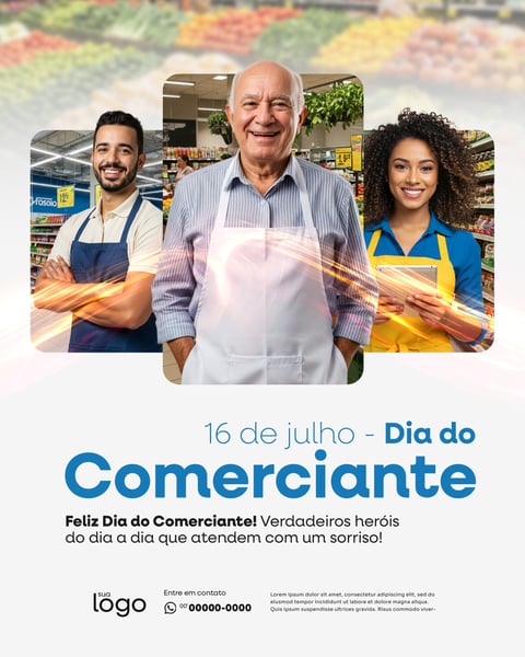 SOCIAL MEDIA DIA DO COMERCIANTE - 16 DE JULHO