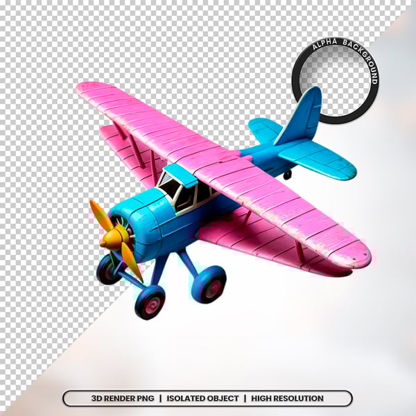 3D RENDER BRINQUEDO INFANTIL ELEMENTO ÍCONE PSD PNG