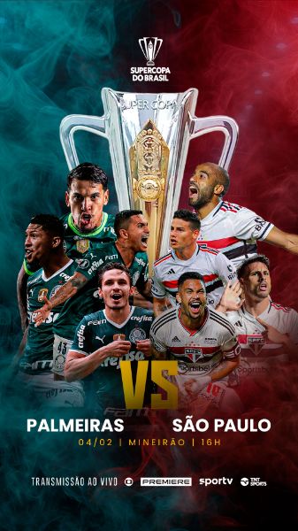 STORY | SUPERCOPA | SÃO PAULO VS PALMEIRAS | FUTEBOL | PSD EDITÁVEL