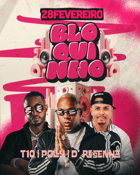 FLYER EVENTO CARNAVAL BLOQUINHO FEED PSD EDITÁVEL