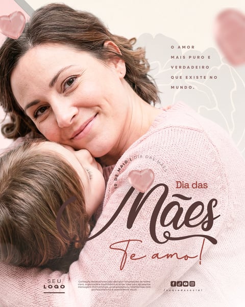 DIA DAS MÃES 10 DE MAIO SOCIAL MEDIA PSD EDITÁVEL 2