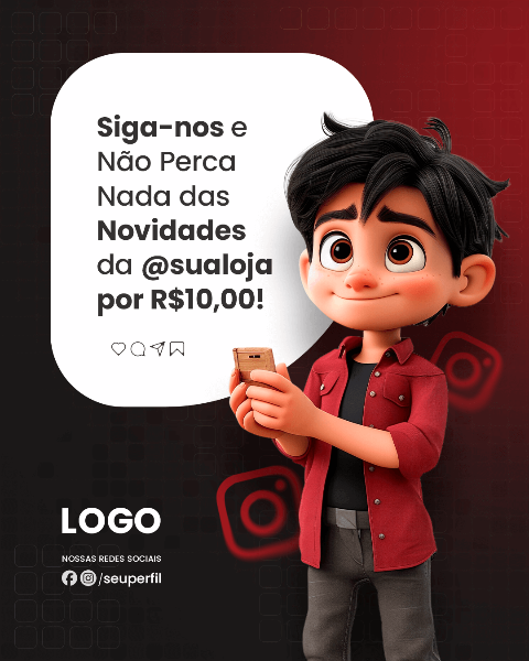 SOCIAL MEDIA - LOJA DE UTILIDADES DE R$ 10,00
