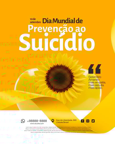 10 DE SETEMBRO DIA MUNDIAL DE PREVENÇÃO AO SUICÍDIO 9