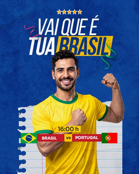 COPA DO MUNDO 2026 BRASIL RUMO AO HEXA SOCIALMEDIA PSD 5