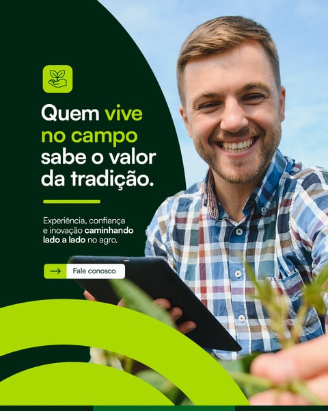 SOCIAL MEDIA AGRO QUEM VIVE NO CAMPO PSD EDITÁVEL