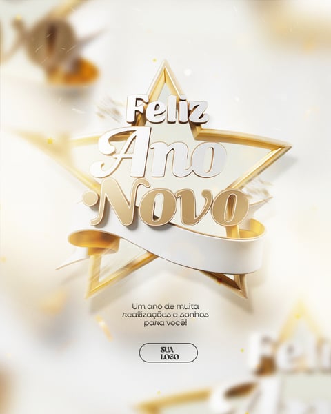 FELIZ ANO NOVO REVEILLON SOCIAL MEDIA PSD EDITÁVEL