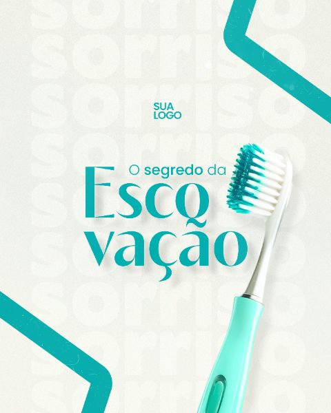 CAMPANHA CLÍNICA ODONTOLÓGICA CONSULTÓRIO DENTISTA MÍDIA SOCIAL PSD EDITÁVEL