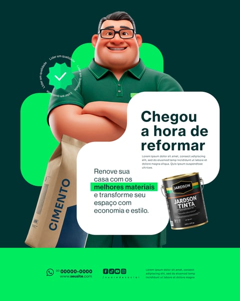 LOJA MATERIAL DE CONSTRUÇÃO SOCIAL MEDIA PSD EDITÁVEL 4