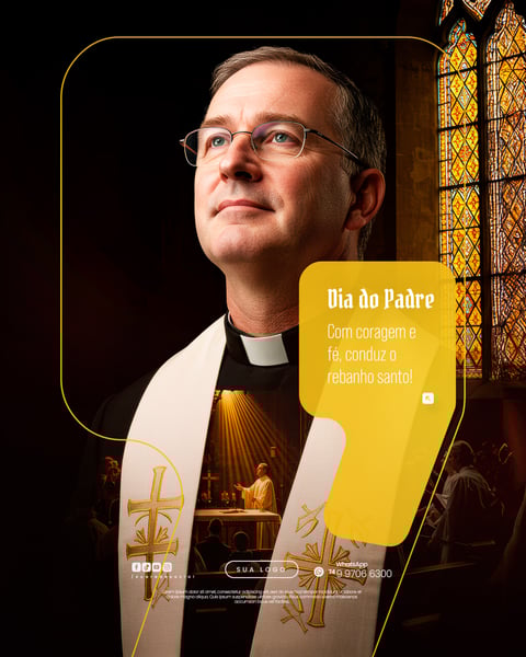 DIA DO PADRE 04 DE AGOSTO FLYER SOCIAL MEDIA PSD EDITÁVEL 8