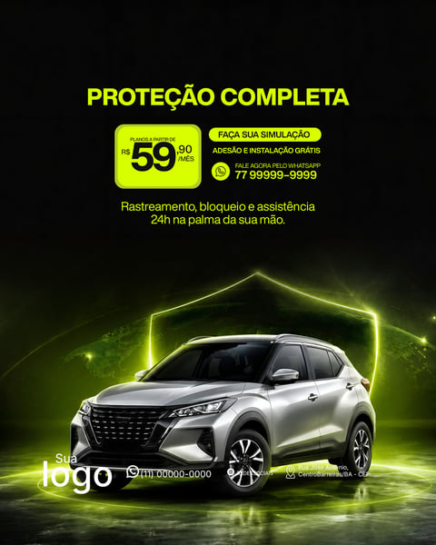 SOCIAL MEDIA PROTEÇÃO VEICULAR PSD EDITÁVEL 8