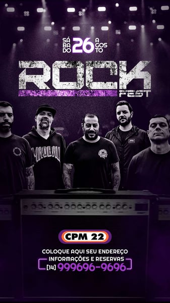 FLYER STORY - ROCK FEST - CPM 22