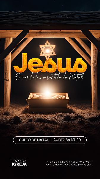 SOCIAL MEDIA - CULTO ESPECIAL DE NATAL STORY