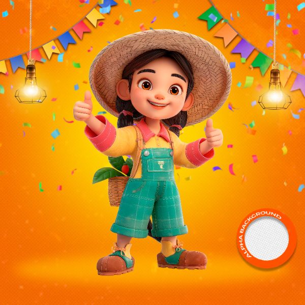 MASCOTES DE FESTA JUNINA MODELO 25