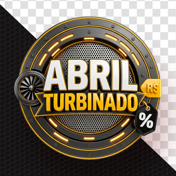 ELEMENTOS 3D ABRIL TURBINADO MODELO 01