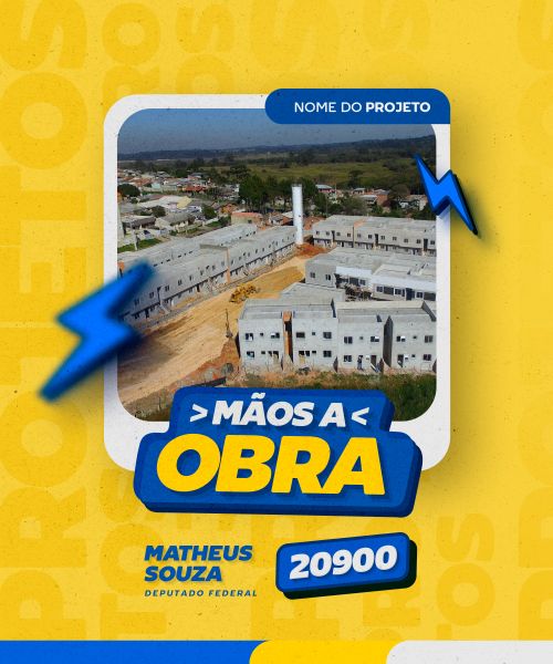 ELEIÇÕES CAMPANHA E MARKETING POLÍTICA 2024 OBRAS E PROJETOS PSD EDITÁVEL