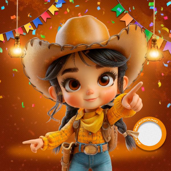 MASCOTES DE FESTA JUNINA MODELO 176