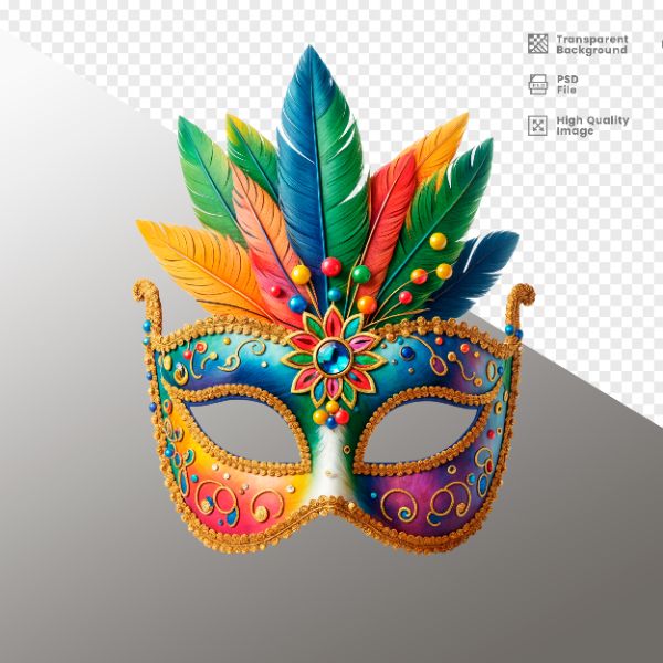 MÁSCAR DE CARNAVAL  - ELEMENTO PARA COMPOSIÇÃO