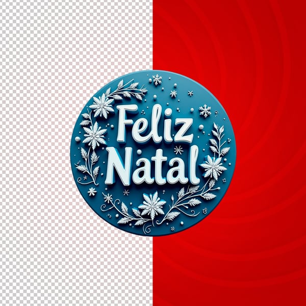 FELIZ NATAL - AZUL