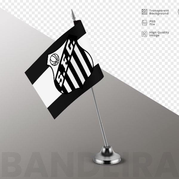 ELEMENTO PARA COMPOSIÇÃO BANDEIRA SANTOS