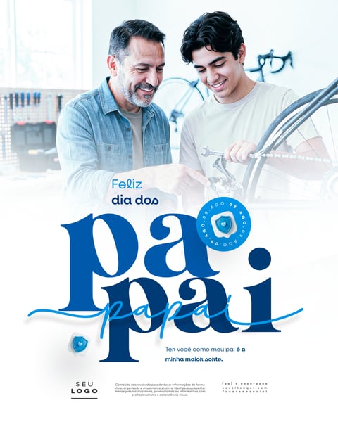 DIA DOS PAIS 09 DE AGOSTO SOCIAL MEDIA PSD EDITÁVEL 7