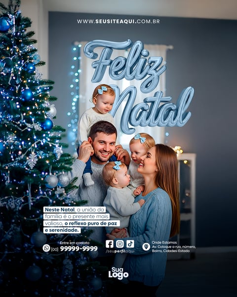 FEED FELIZ NATAL BOAS FESTAS DEZEMBRO SOCIAL MEDIA PSD EDITÁVEL 9