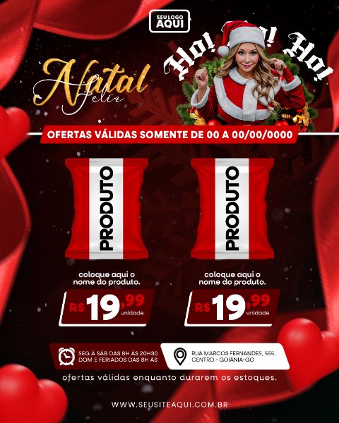 POST FEED | TABLÓIDE | FOLHETO | FELIZ NATAL | PSD EDITÁVEL