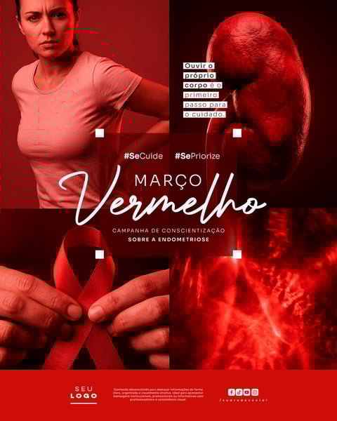 MÊS VERMELHO CAMPANHA DE CONSCIENTIZAÇÃO SOBRE O CÂNCER RENAL E SAÚDE DOS RINS SOCIAL MEDIA PSD EDITÁVEL 7