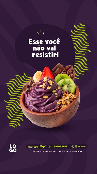 SOCIAL MEDIA -  AÇAÍ - AÇAITERIA