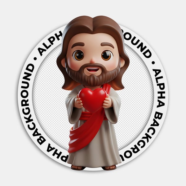 JESUS CRISTO ESTILO PERSONAGEM 3D 01