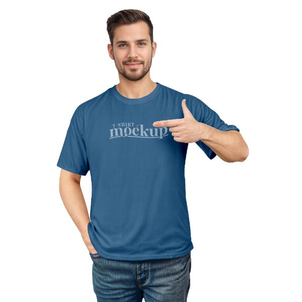 CAMISETA MASCULINA MOCKUP PSD EDITÁVEL