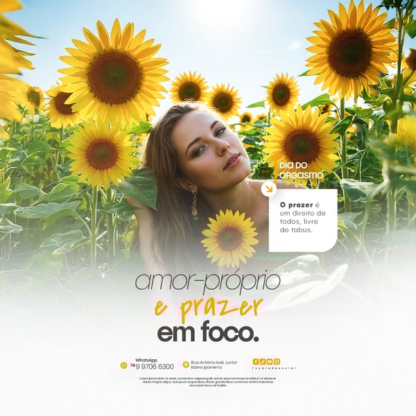 31 DE JULHO - DIA DO ORGASMO - FLYER SOCIAL MEDIA PSD EDITÁVEL