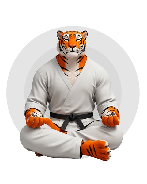 SOCIAL MEDIA MASCOTE TIGRE KARATE ACADEMIA