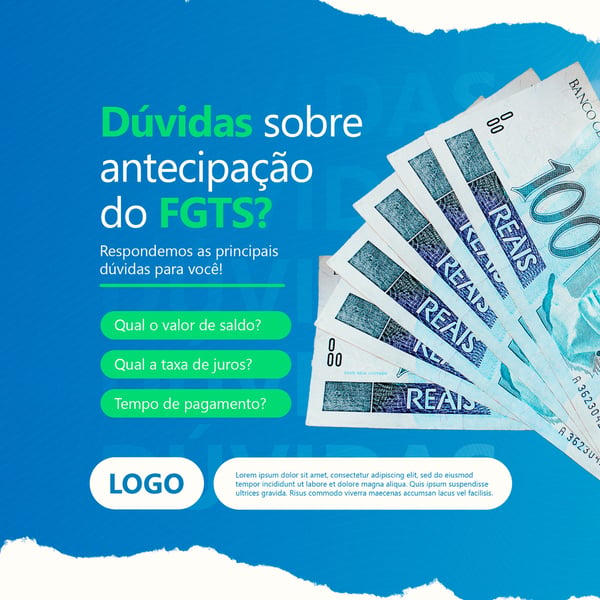 EMPRÉSTIMO FGTS FINANÇAS SOCIAL MEDIA POST FEED 10