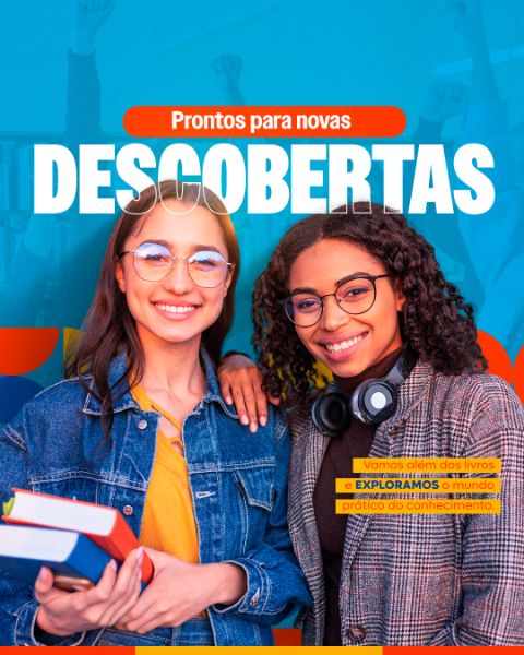 VOLTA ÀS AULAS DESCOBERTAS  FEED PSD EDITÁVEL