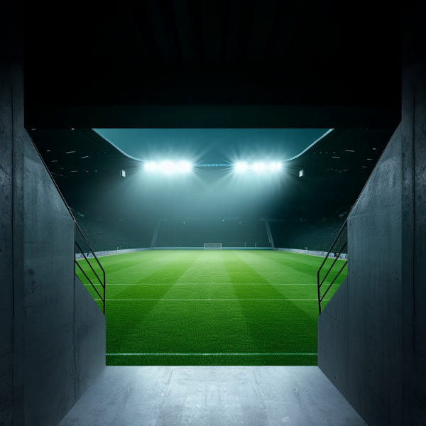 IMAGEM DE ESTADIO COM LUZES PARA COMPOSIÇÃO