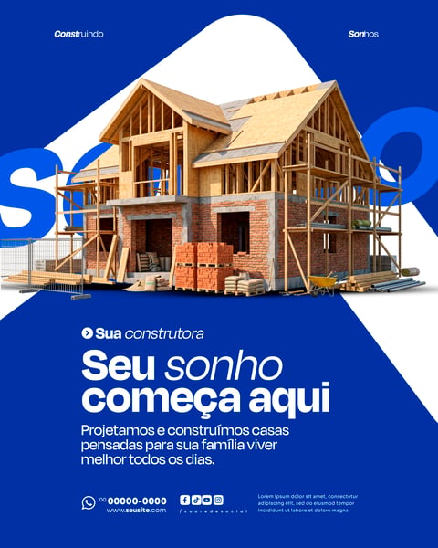 CONSTRUTORA SOCIAL MEDIA PSD EDITÁVEL
