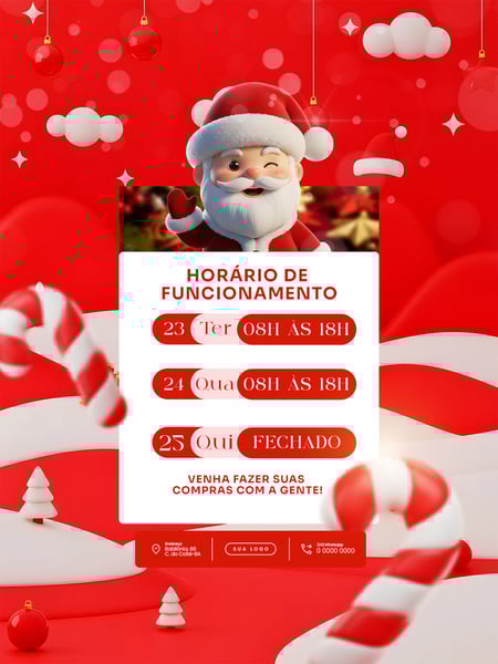 FLYER AVISO IMPORTANTE RECESSO NATAL PSD EDITÁVEL 4