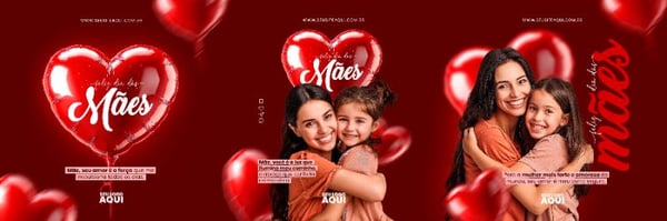 CARROSSEL QUADRADO - DIA DAS MÃES - PSD EDITÁVEL