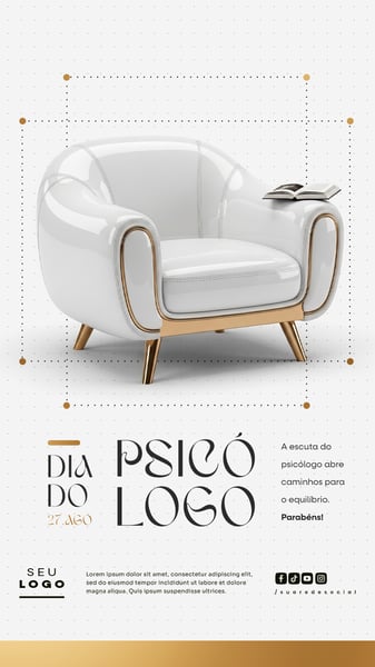 DIA DO PSICÓLOGO 27 DE AGOSTO SOCIAL MEDIA PSD EDITÁVEL STORY 5