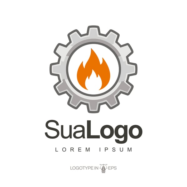LOGOTIPO DISTRIBUIDORA DE GÁS VETOR AI EPS EDITÁVEL 3