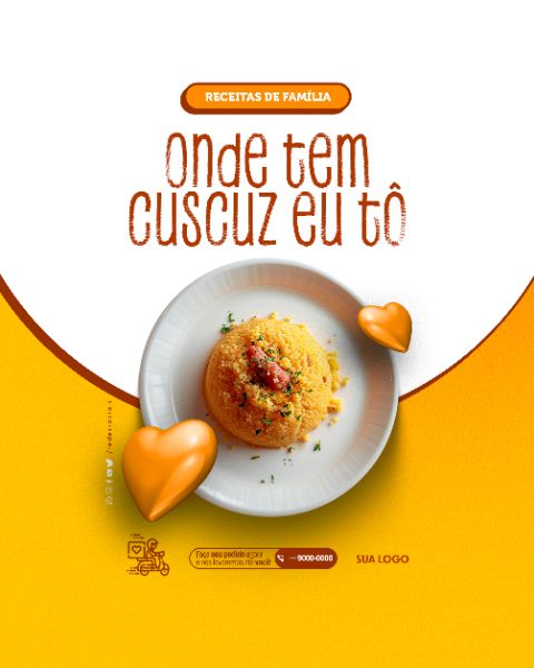 SOCIAL MEDIA - CUSCUZERIA - ONDE TEM CUSCUZ EU TÔ