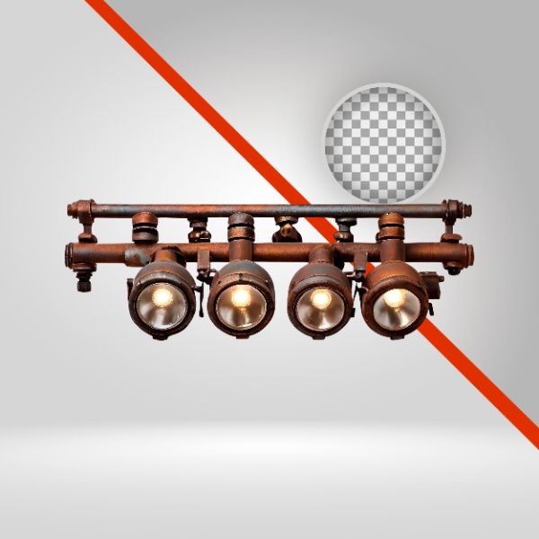 FARÓIS 3D, ESTRUTURA LUZES SPOT PARAA SHOWS, EVENTOS, LANTERNAS DE METAL, ANTIGO, ENFERRUJADO, REFLETOR, ELEMENTO PNG 3D