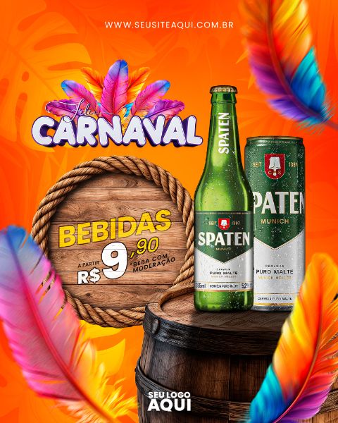 FEED - CARNAVAL | CARNIVAL | FESTA | PSD EDITÁVEL