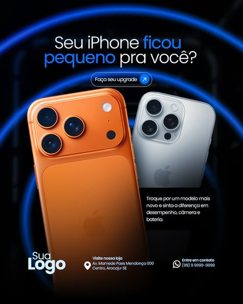 SEU IPHONE FICOU PEQUENO PRA VOCÊ