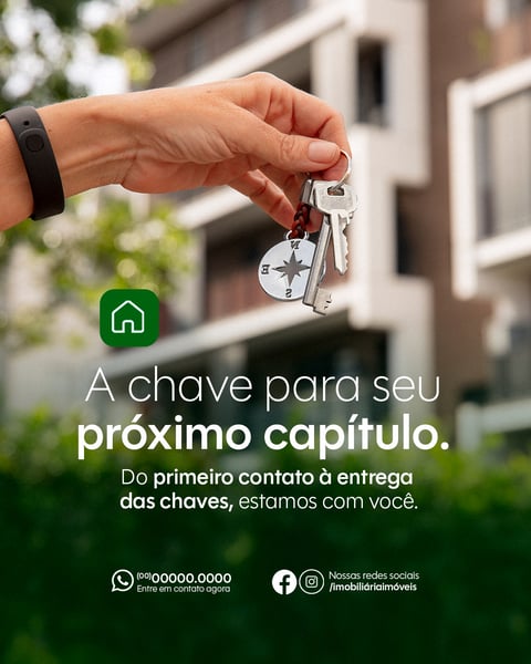 IMOBILIÁRIA SOCIAL MEDIA A CHAVE PSD EDITÁVEL
