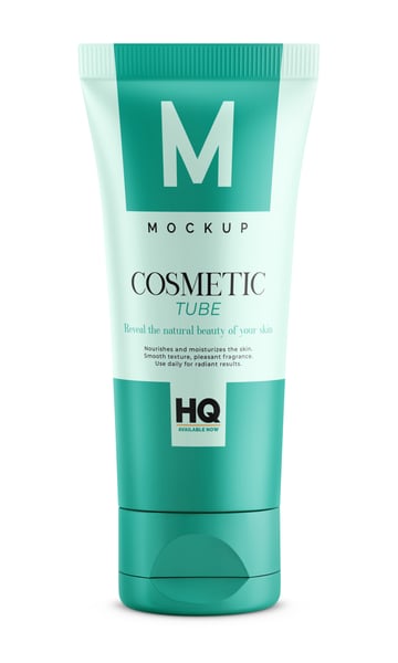 TUBO DE COSMÉTICO PSD EDITÁVEL MOCKUP