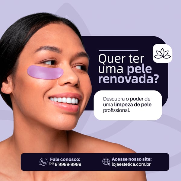 DERMATOLOGISTA QUER TER UMA PELE RENOVADA FEED PSD EDITÁVEL