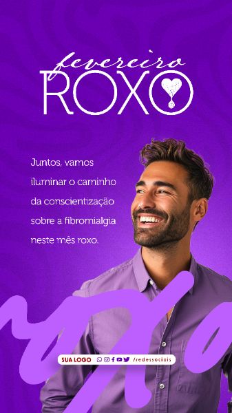 STORY - FEVEREIRO ROXO - VAMOS ILUMINAR O CAMINHO