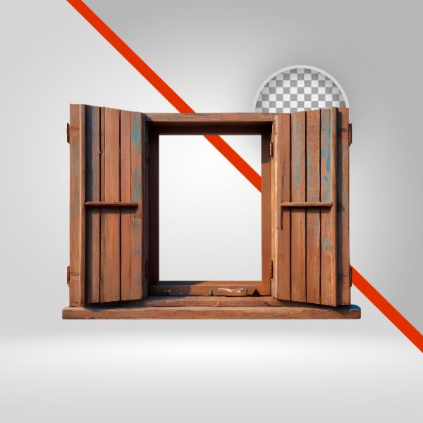 JANELA DE MADEIRA 3D , PARA SÃO JOÃO, FESTA JUNINA, SERTANEJO, ARCO, FUNDO TRANSPARENTE, ELEMENTO PNG 3D, SHOW